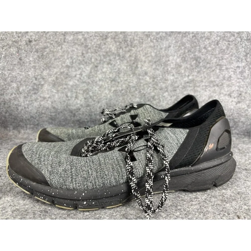 Under Armour Charged Running Shoes Womens Size 8.5 Gray Black‎ Athletic Trainers